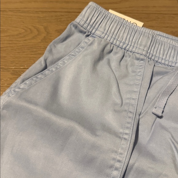 Small Powder Blue Buffalo Drawstring Shorts - Picture 4 of 8